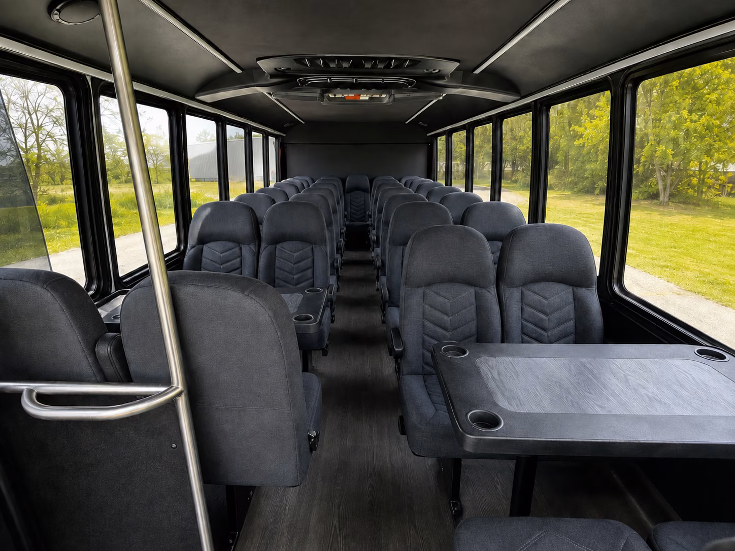 new bedford 20 passenger minibus interior
