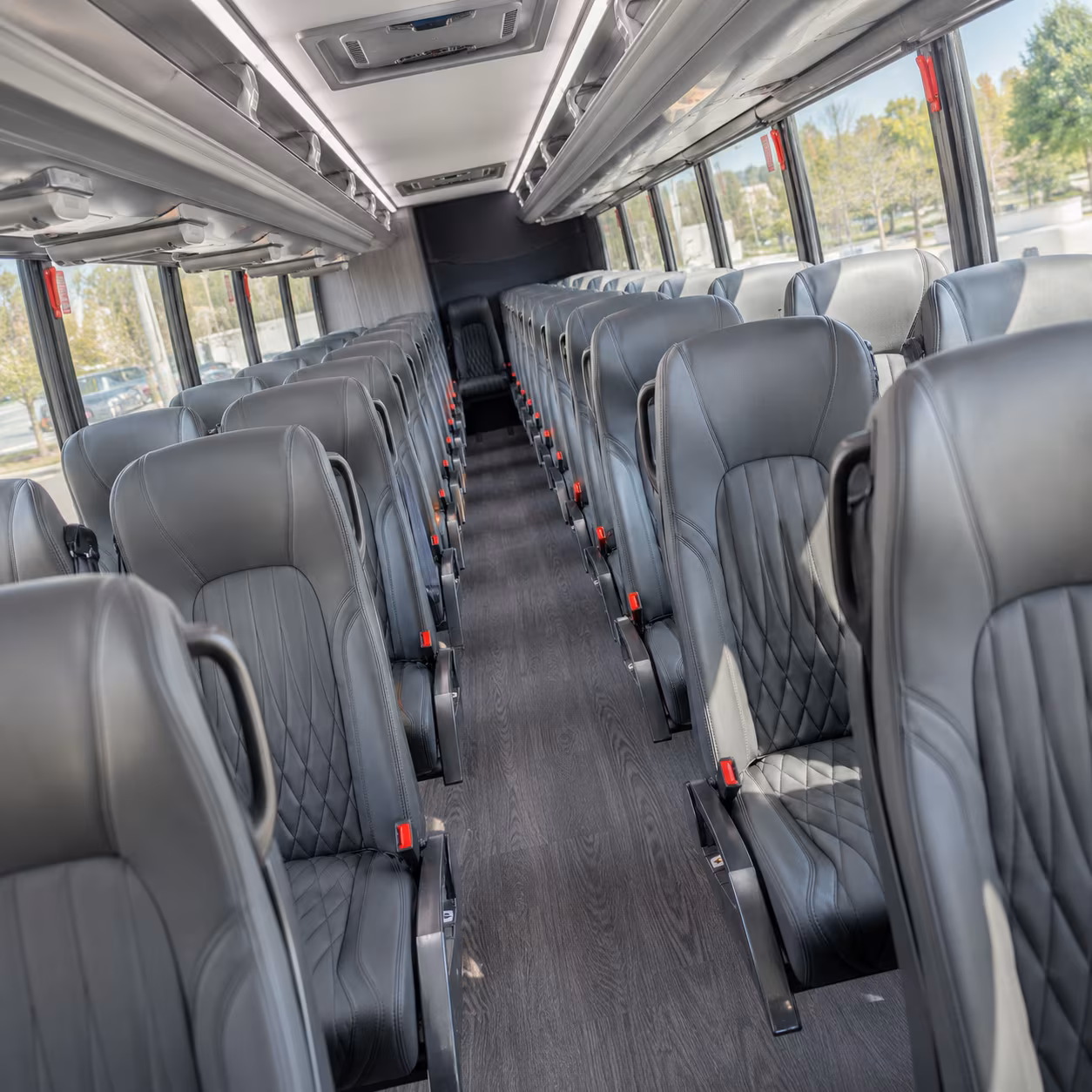 new bedford 30 passenger minibus interior