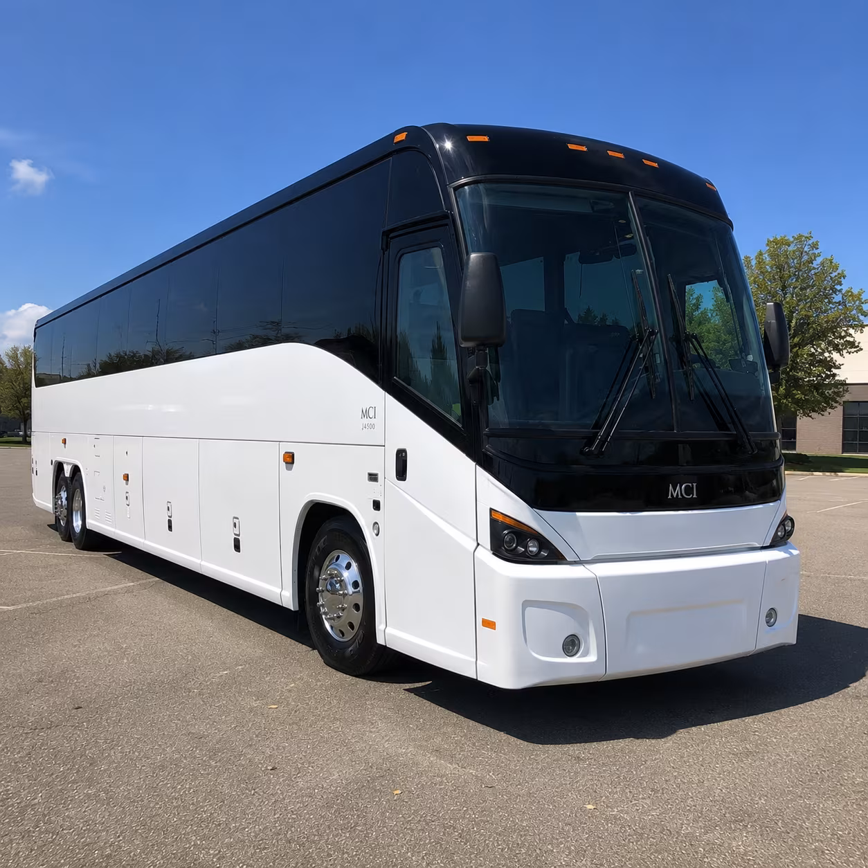 new bedford 45 passenger charter bus