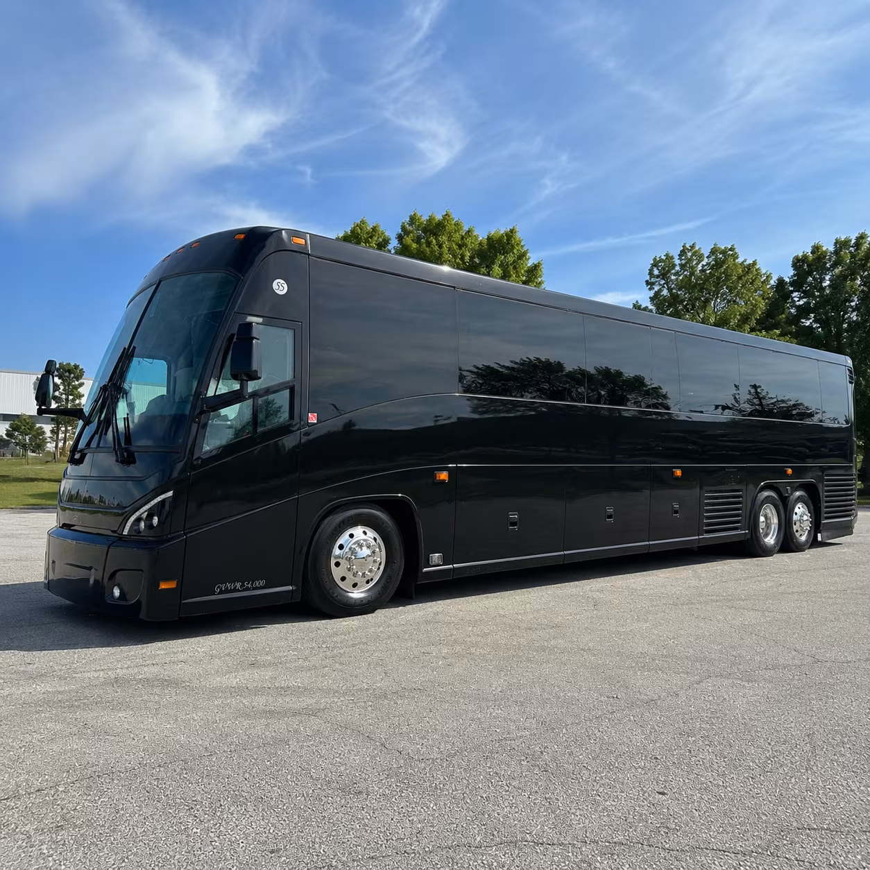 new bedford 47 passenger charter bus