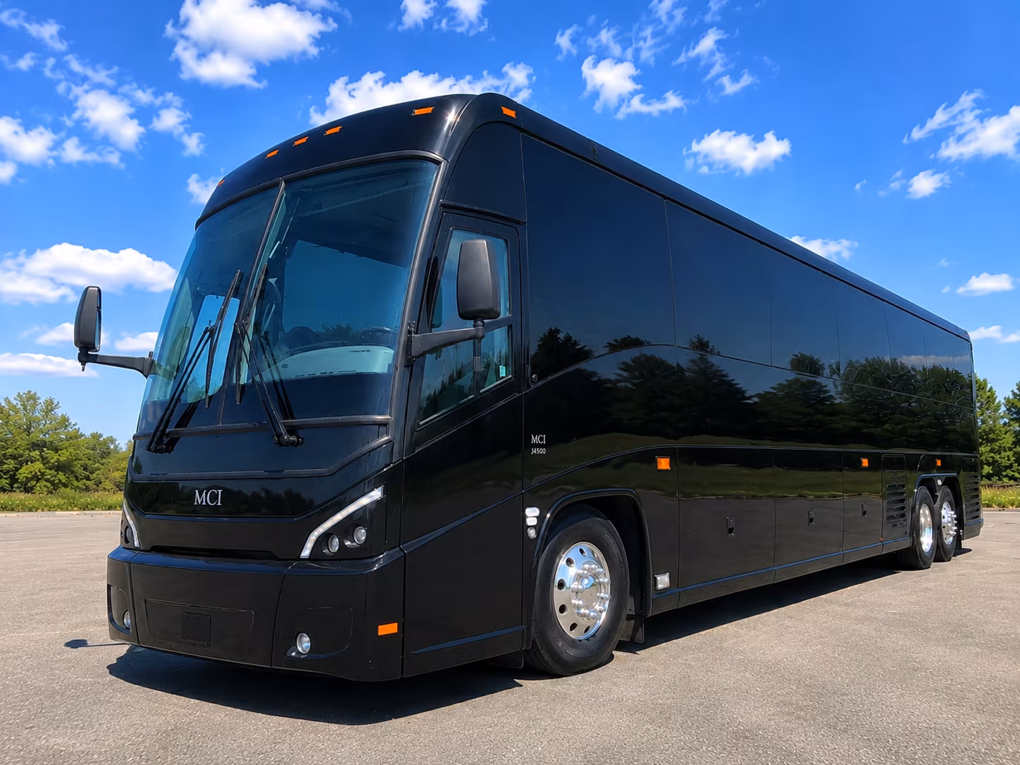 new bedford airport charter bus rental
