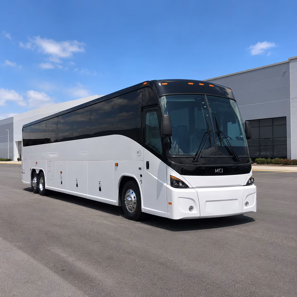 new bedford long distance charter bus rental