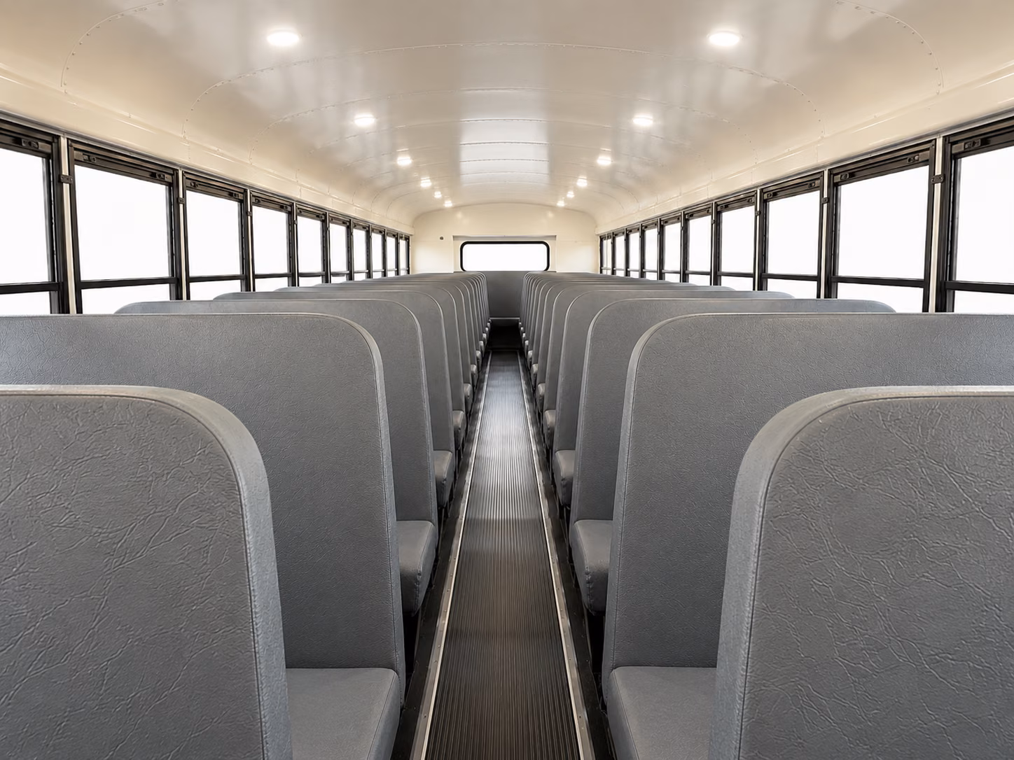 new bedford school bus inside