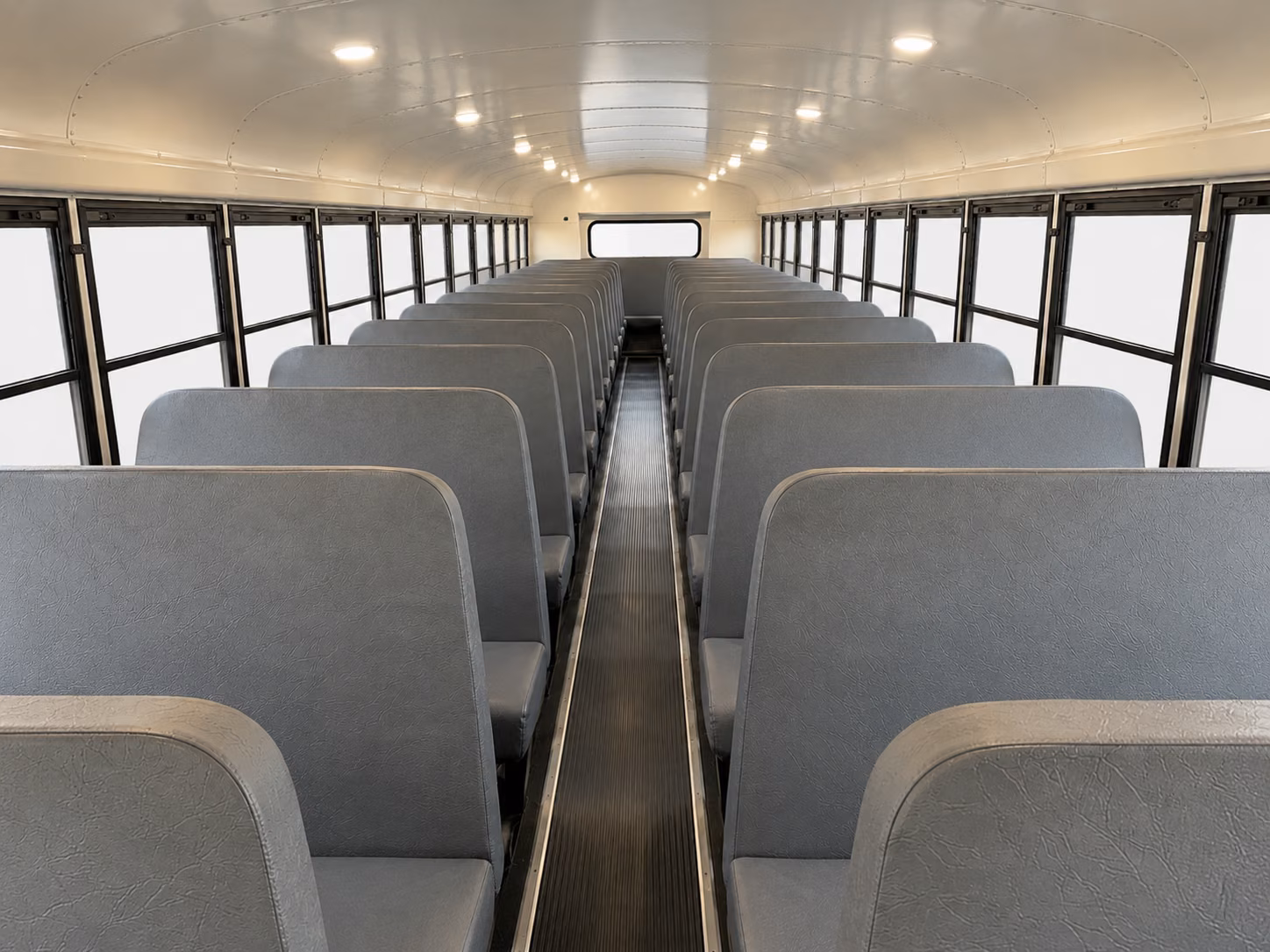 new bedford school bus interior