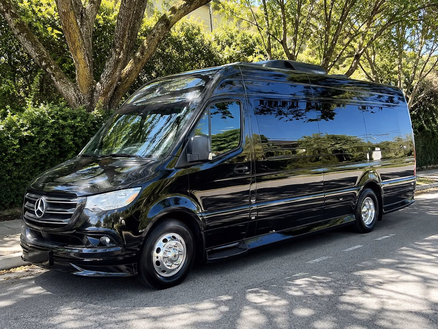 new bedford sprinter van with driver